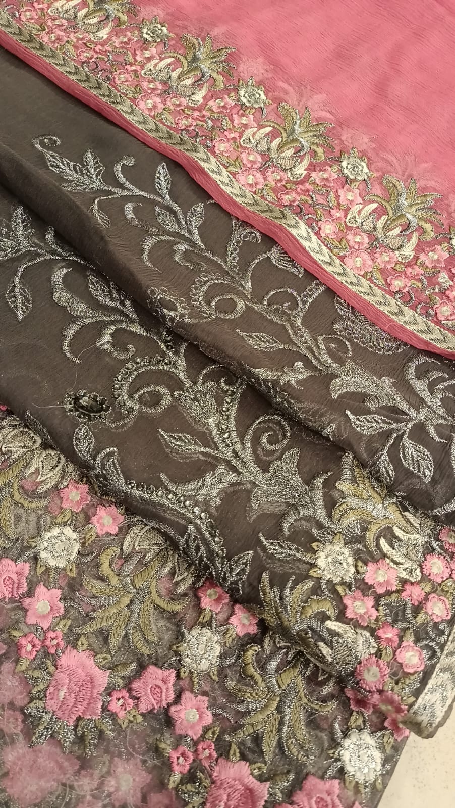 Luxury Party Wear Dress - SUNNY Embroidery Creations