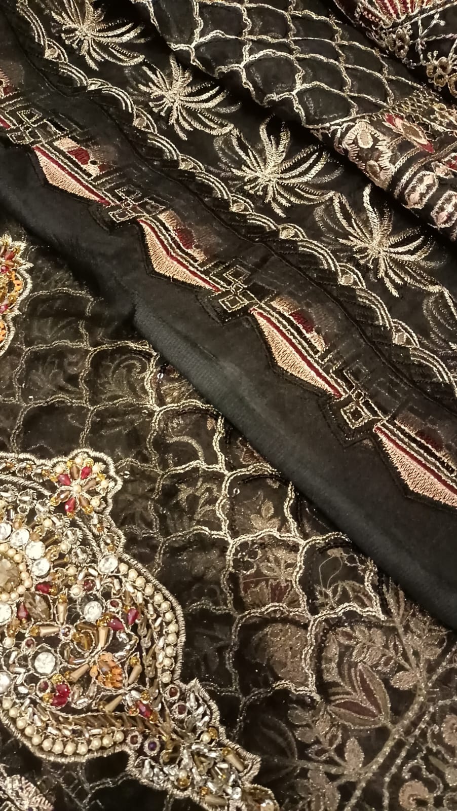 Luxury Party Wear Dress - SUNNY Embroidery Creations