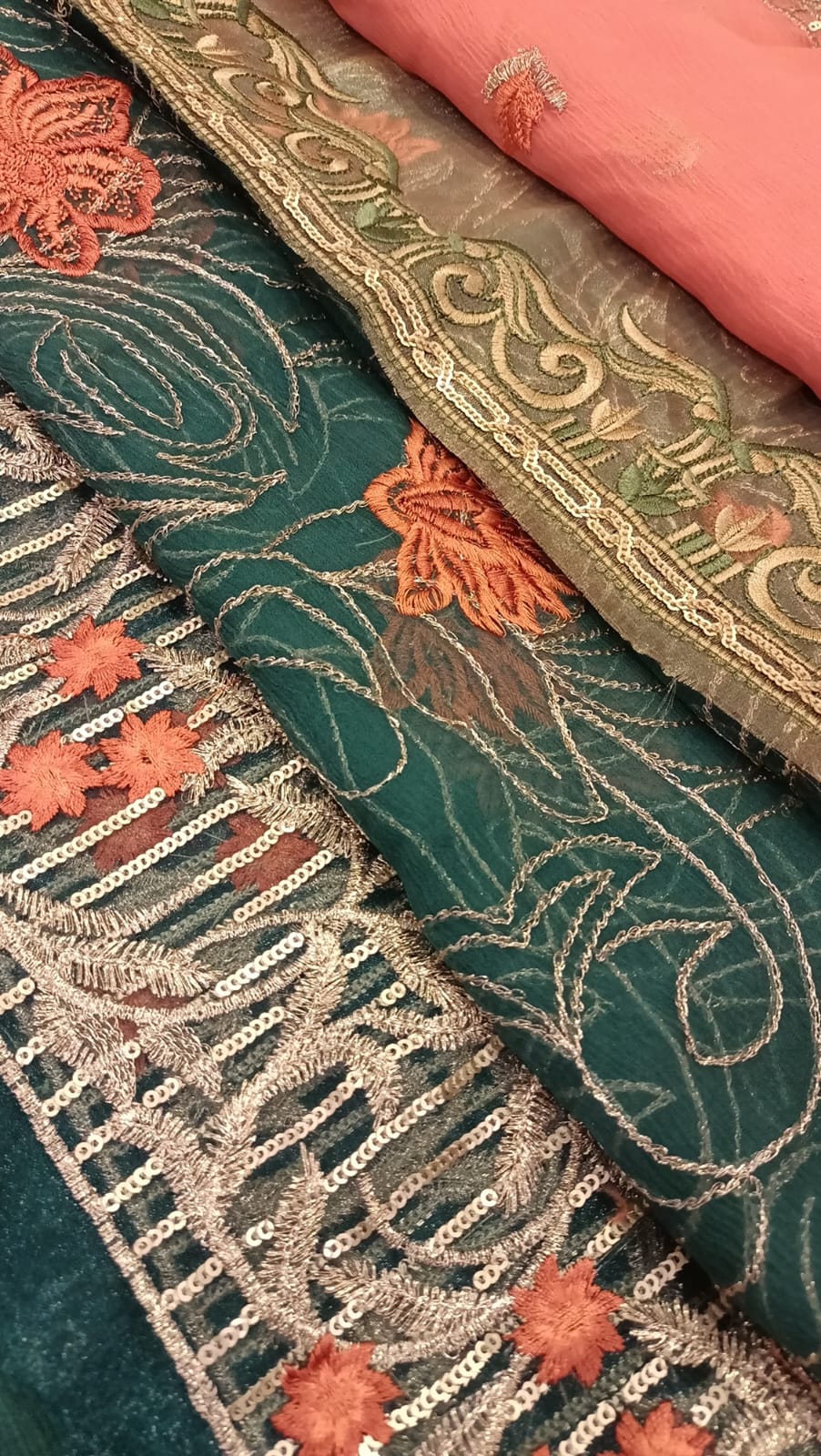 Luxury Party Wear Dress - SUNNY Embroidery Creations