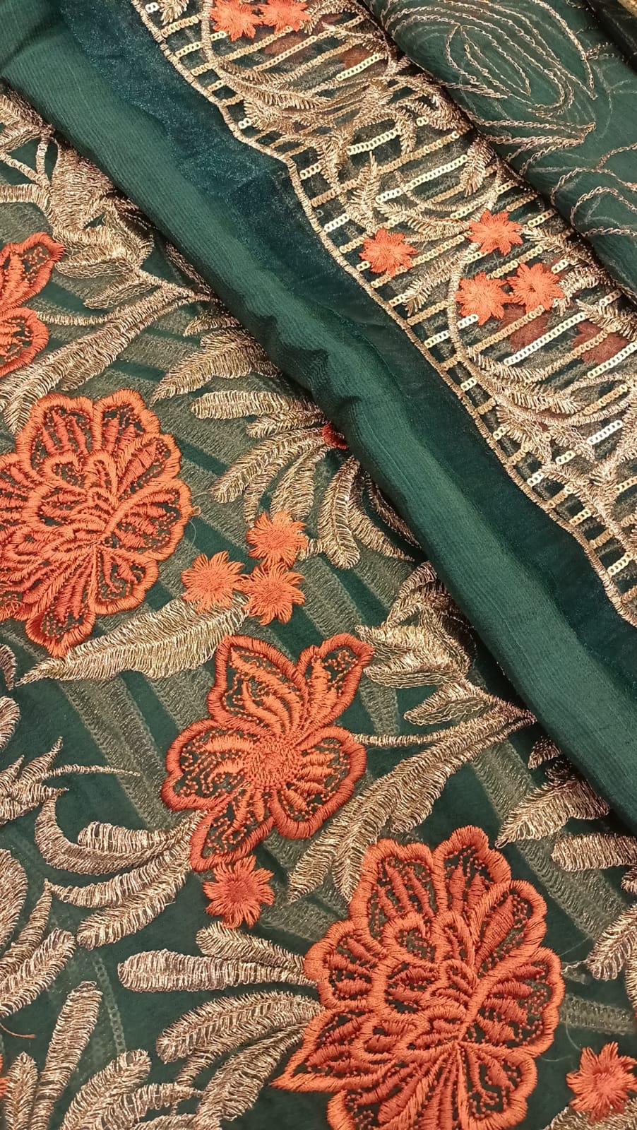 Luxury Party Wear Dress - SUNNY Embroidery Creations