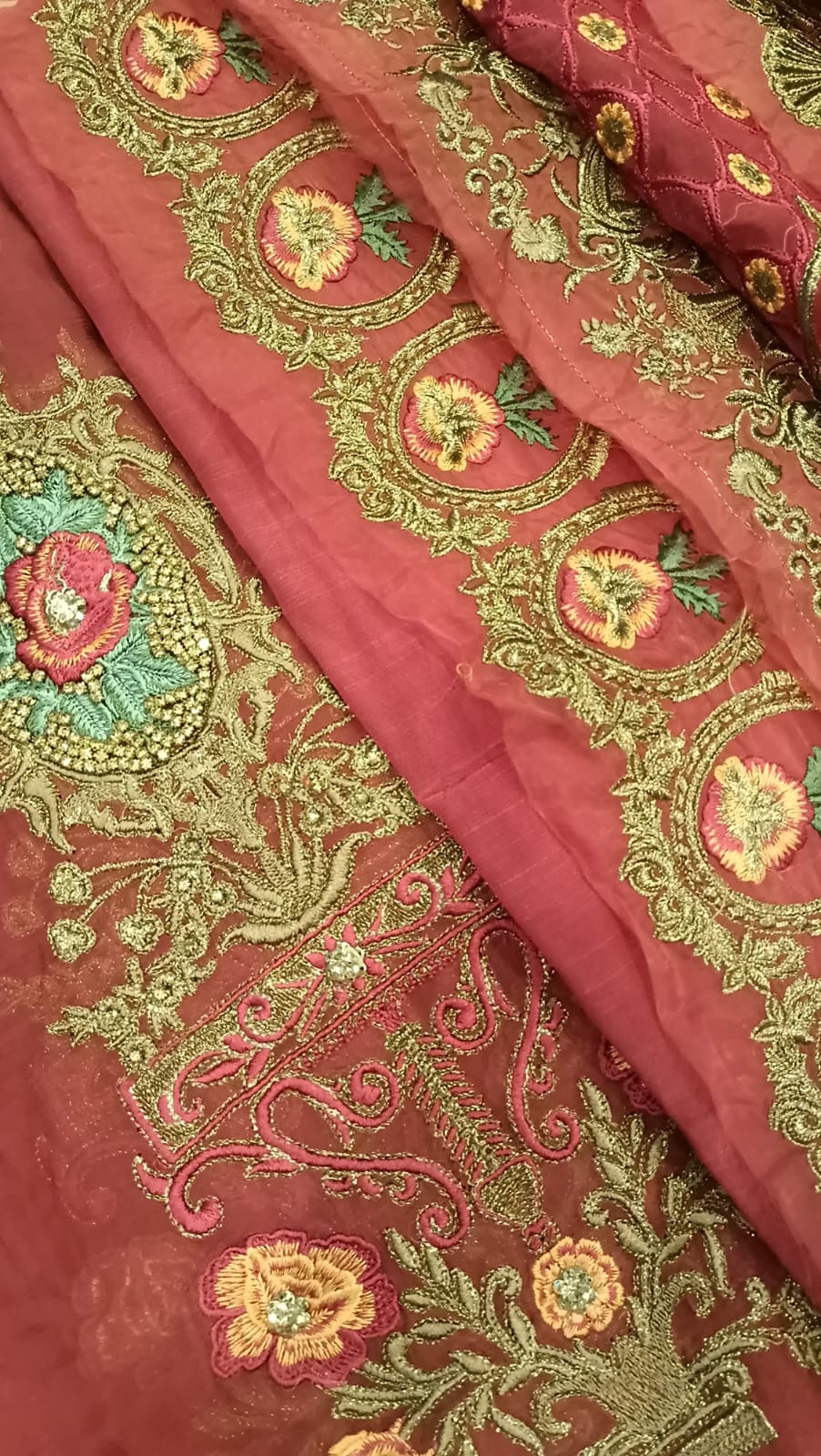 Luxury Party Wear Dress - SUNNY Embroidery Creations