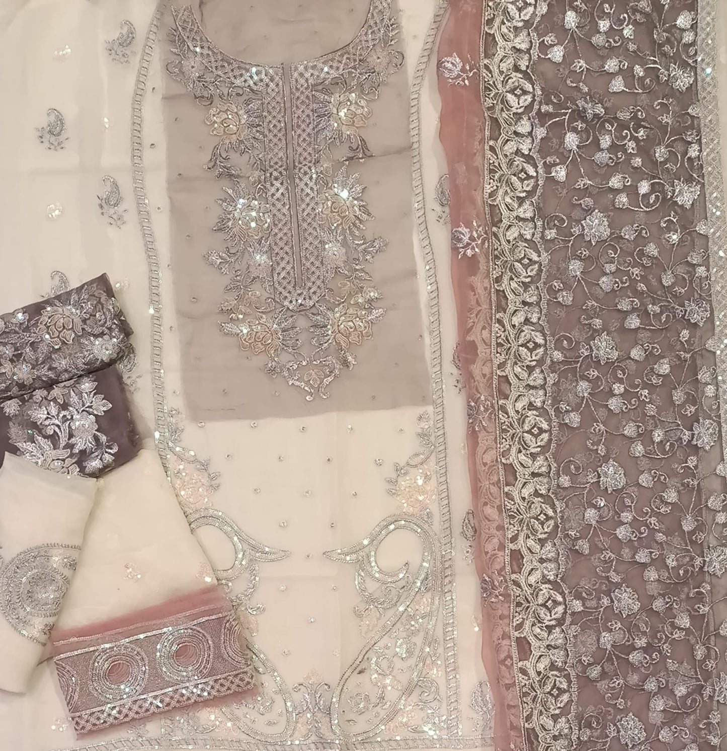 Luxury Party Wear Dress - SUNNY Embroidery Creations