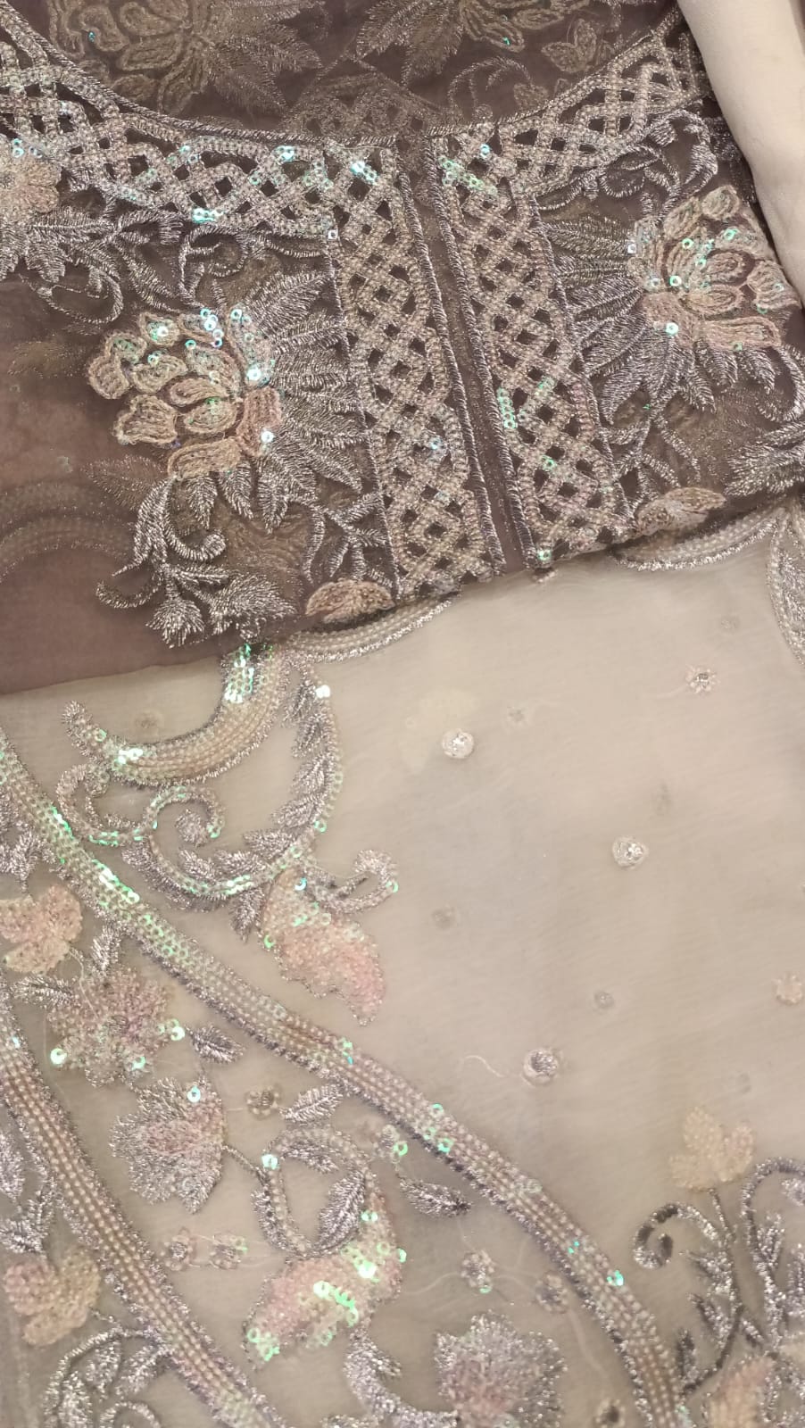 Luxury Party Wear Dress - SUNNY Embroidery Creations