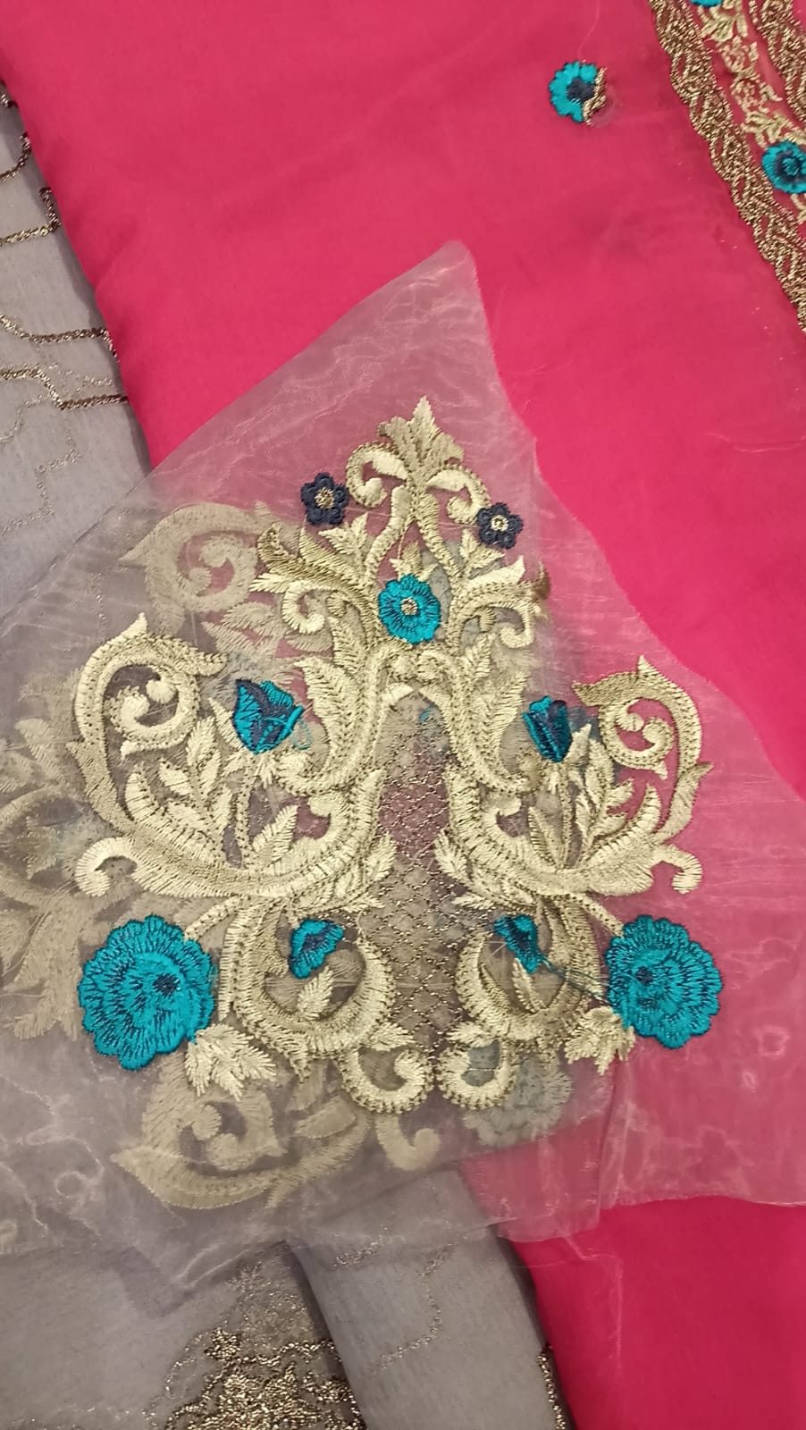 Luxury Party Wear Dress - SUNNY Embroidery Creations
