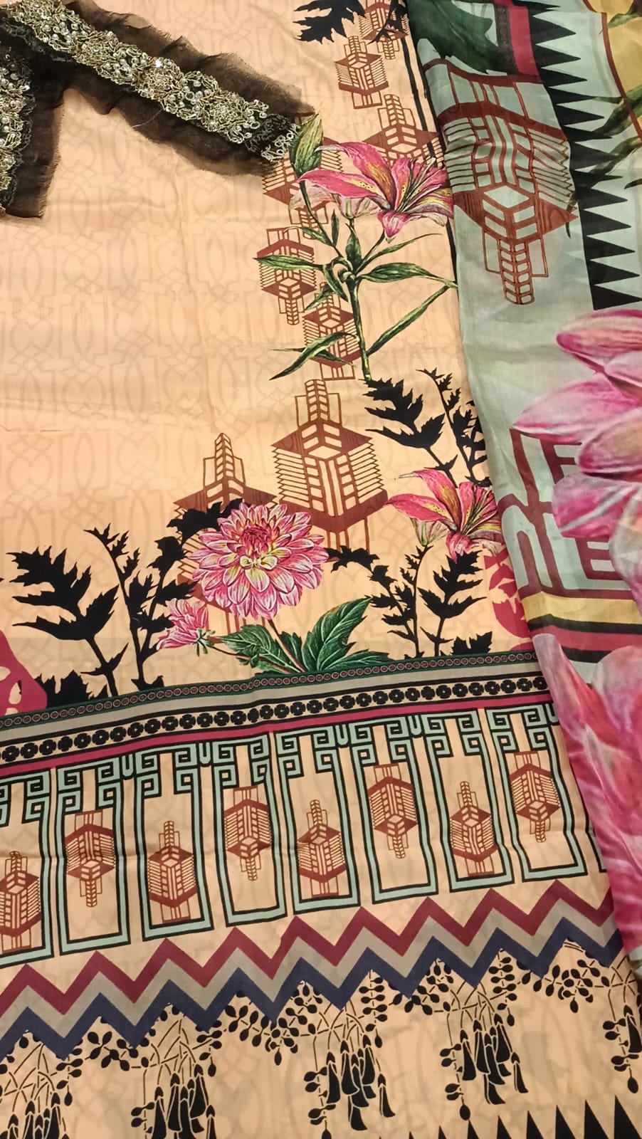 Luxury Party Wear Dress - SUNNY Embroidery Creations