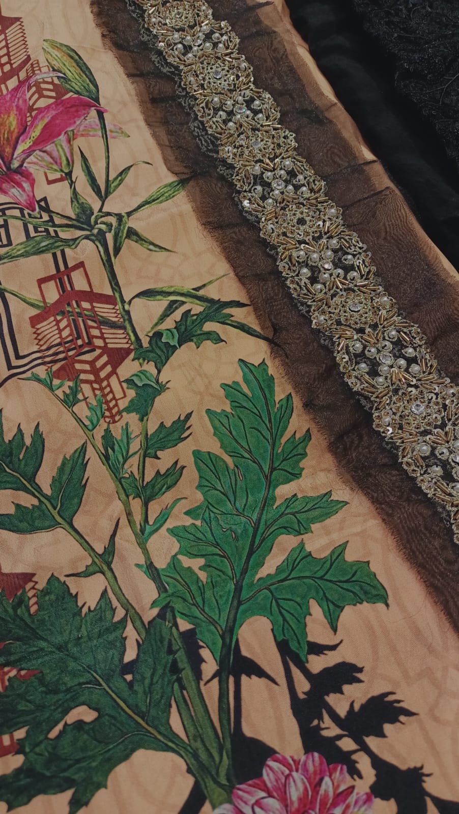 Luxury Party Wear Dress - SUNNY Embroidery Creations