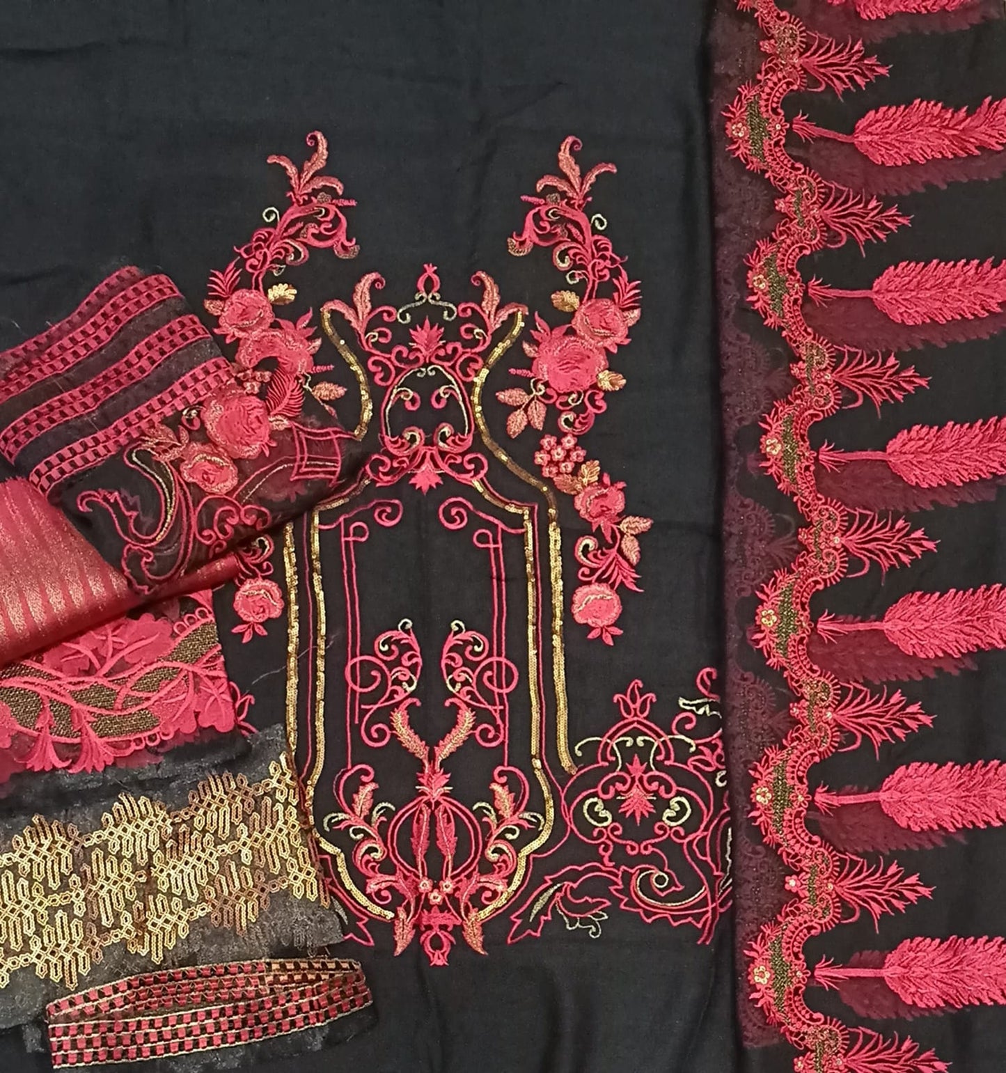 Luxury Party Wear Dress - SUNNY Embroidery Creations