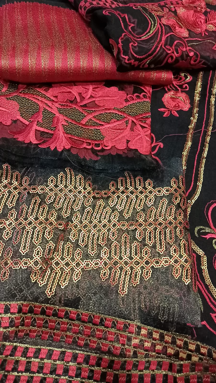 Luxury Party Wear Dress - SUNNY Embroidery Creations
