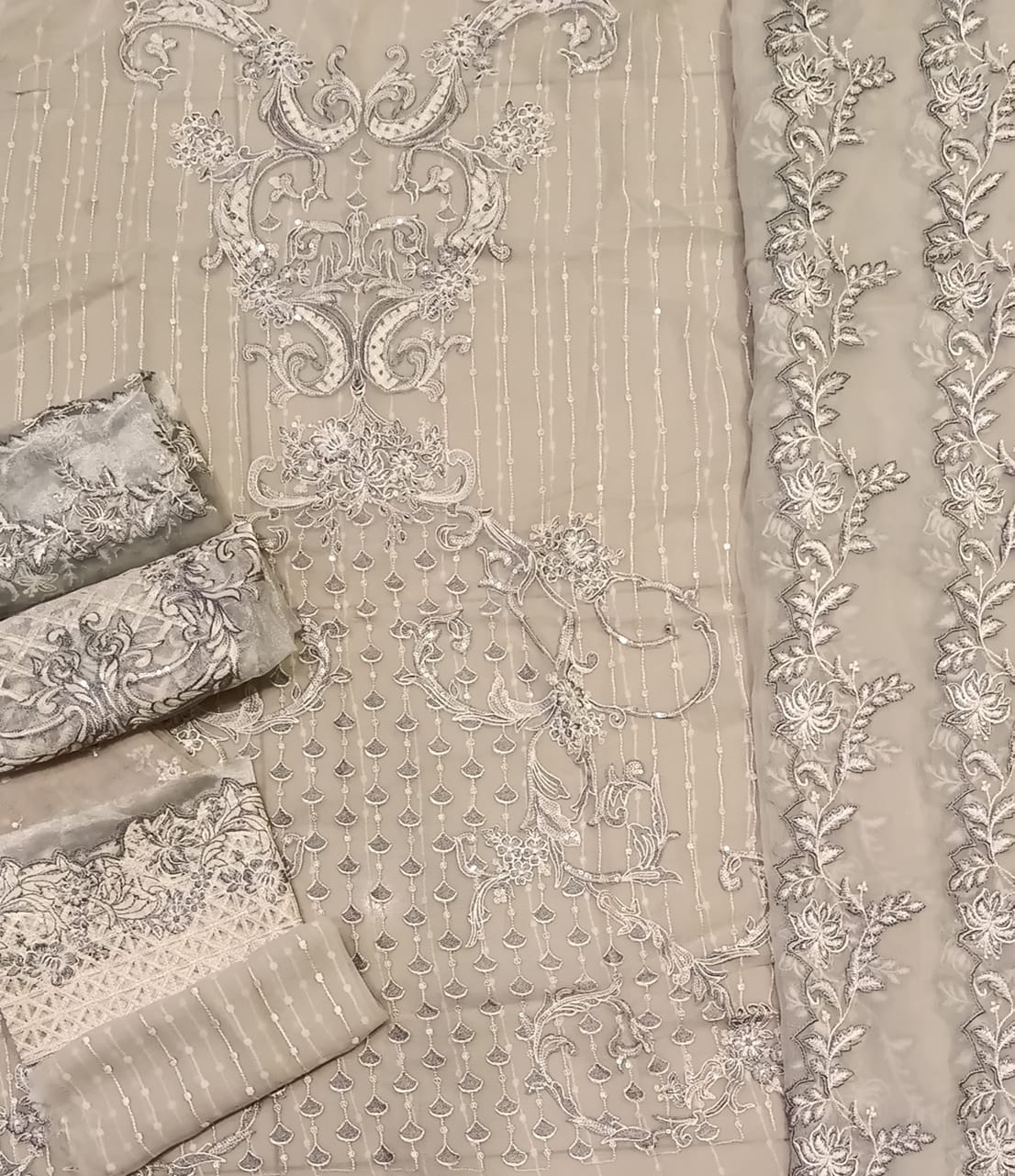 Luxury Party Wear Dress - SUNNY Embroidery Creations