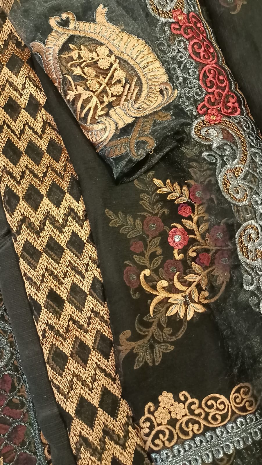 Luxury Party Wear Dress - SUNNY Embroidery Creations