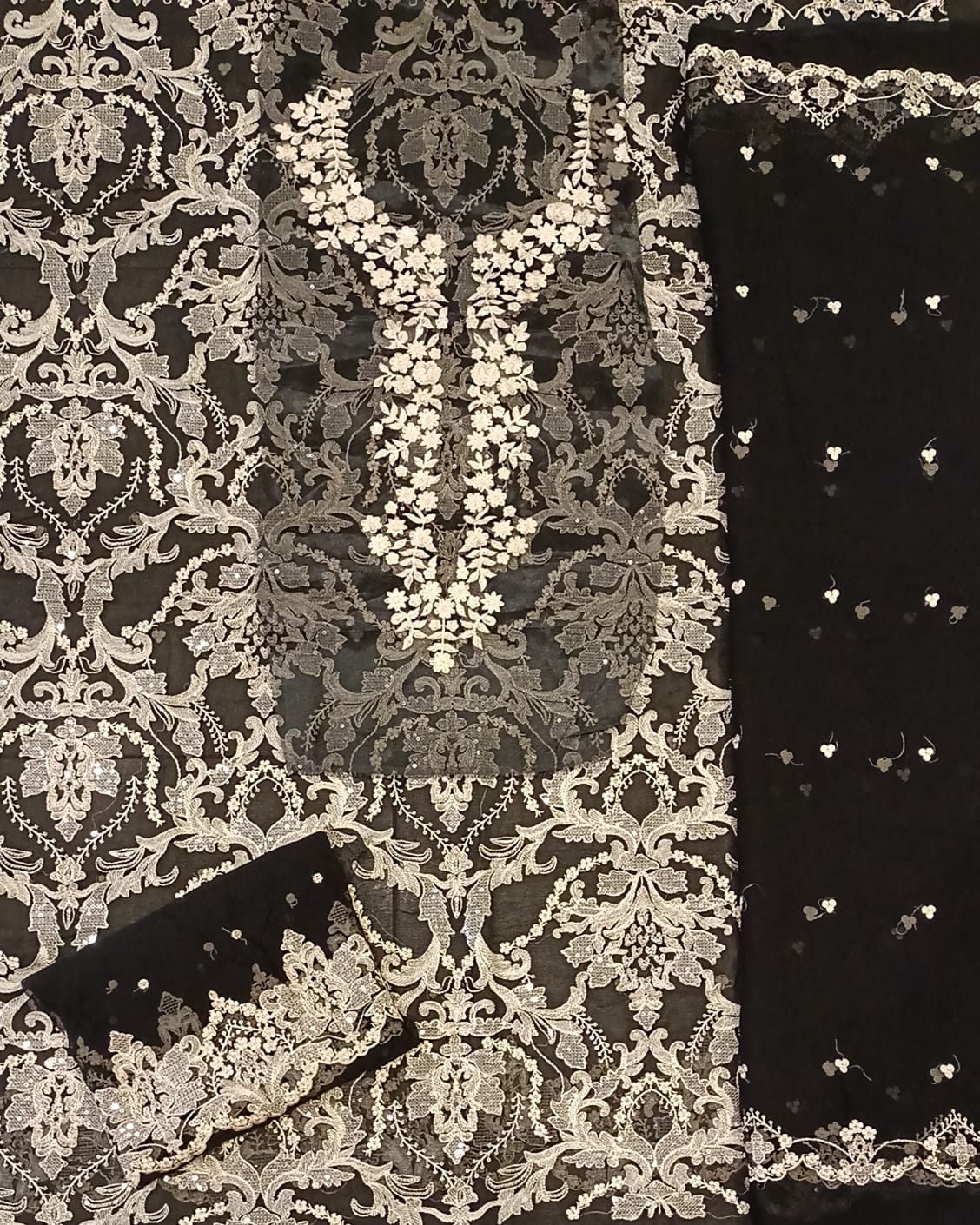 Luxury Party Wear Dress - SUNNY Embroidery Creations