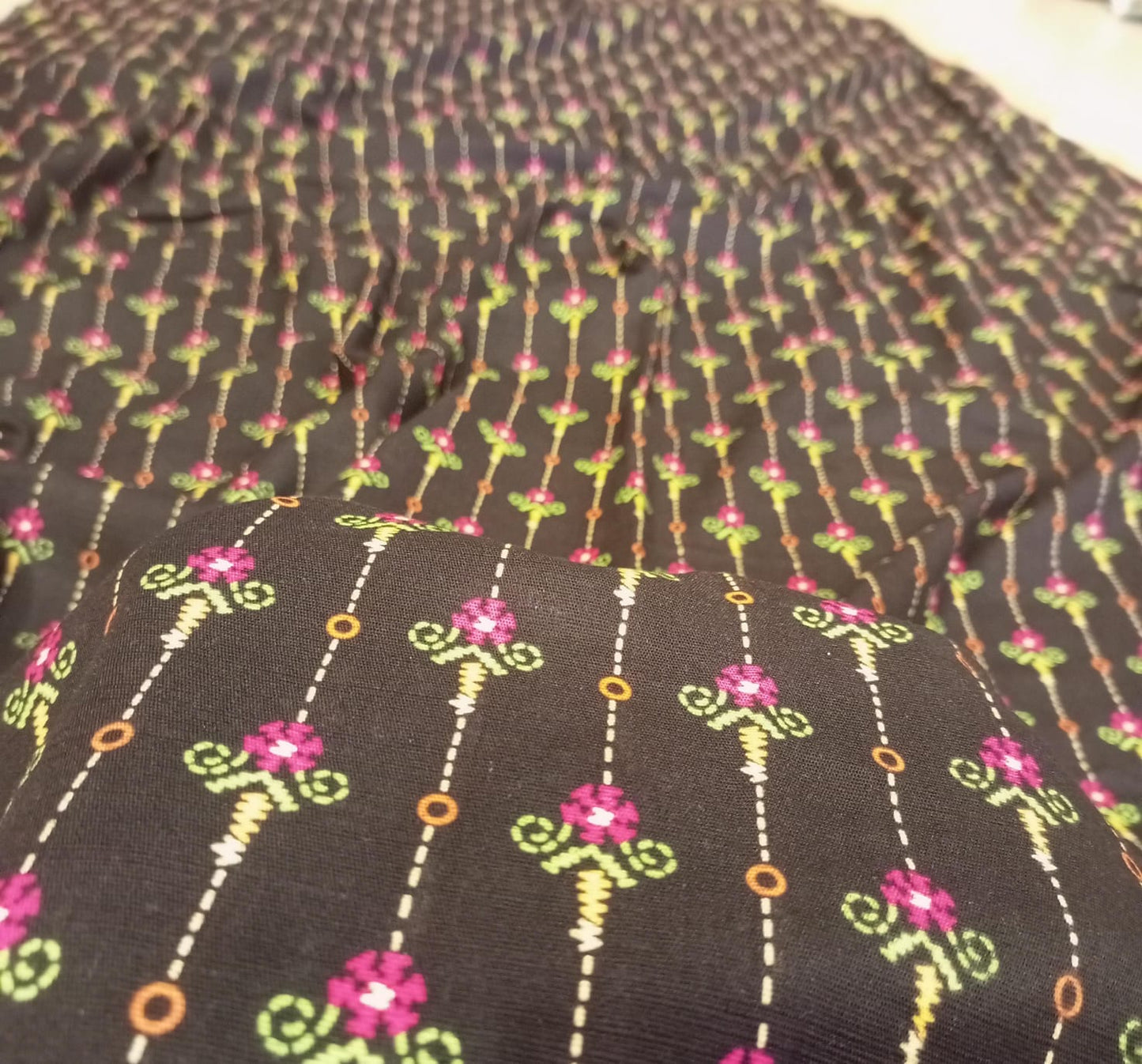 Printed Khaddar Casual Dress - SUNNY Embroidery Creations