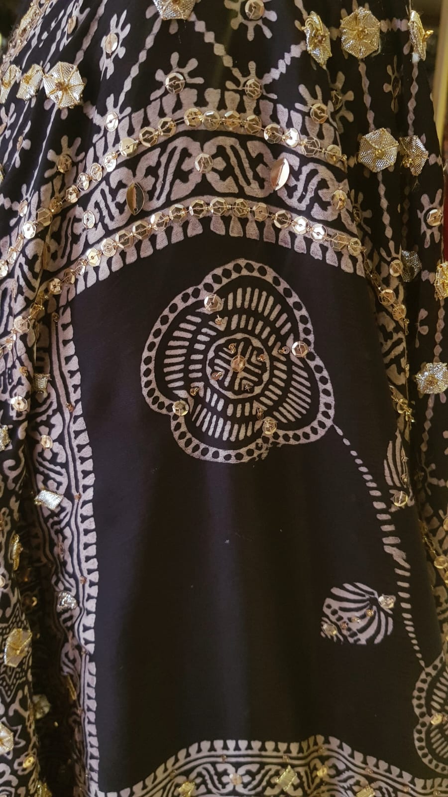 Ajrak Adorned