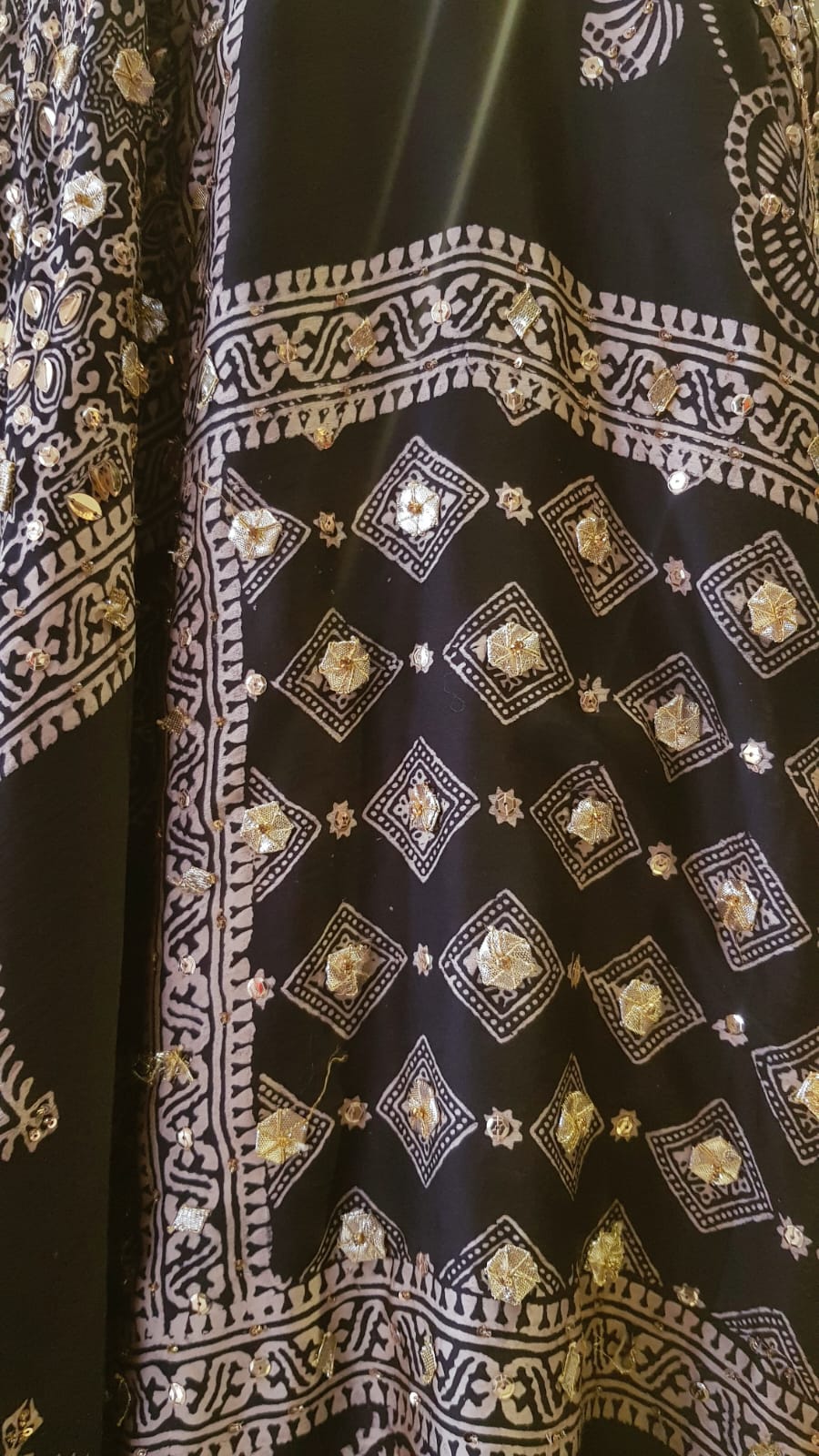 Ajrak Adorned