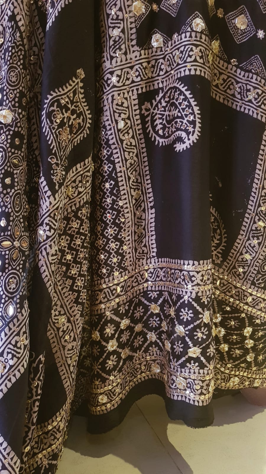 Ajrak Adorned