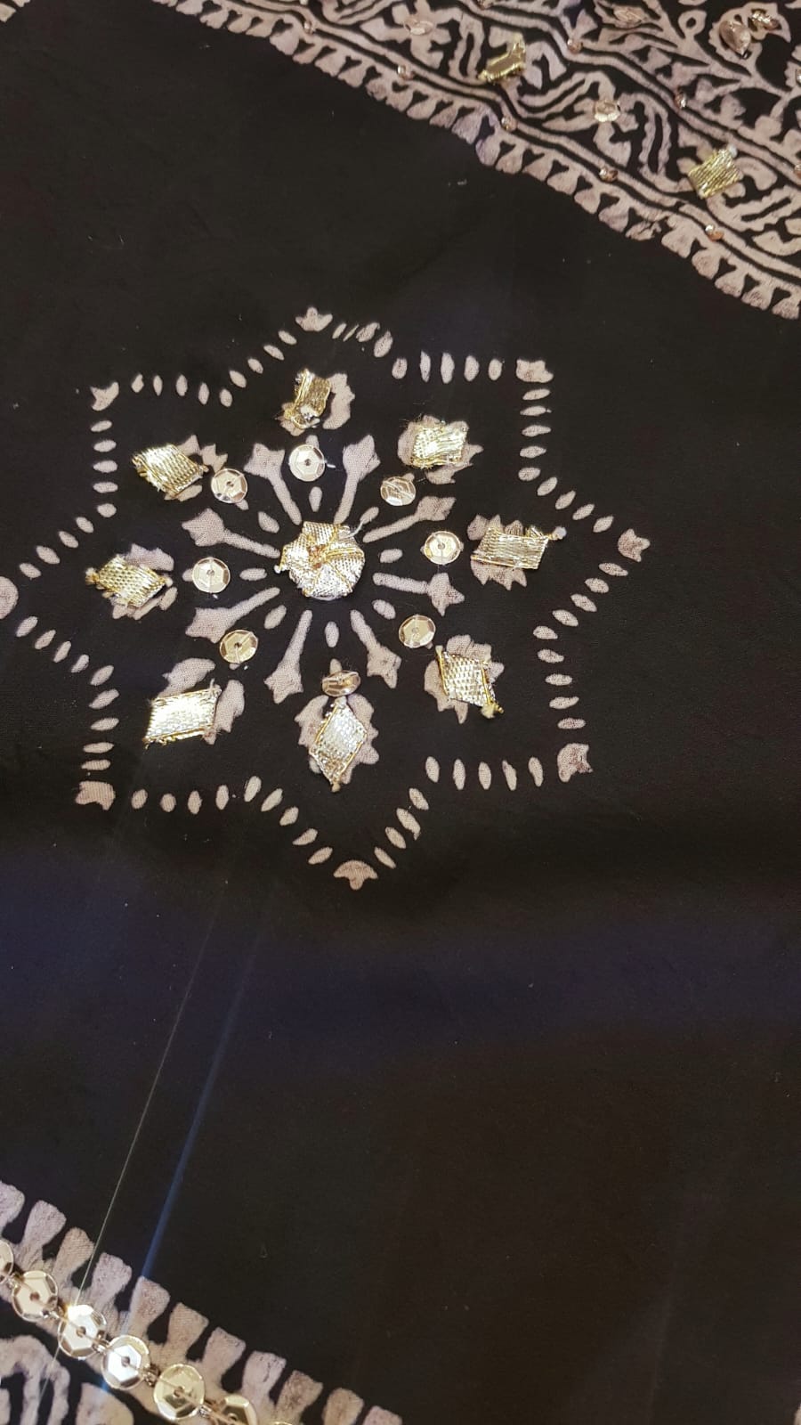 Ajrak Adorned