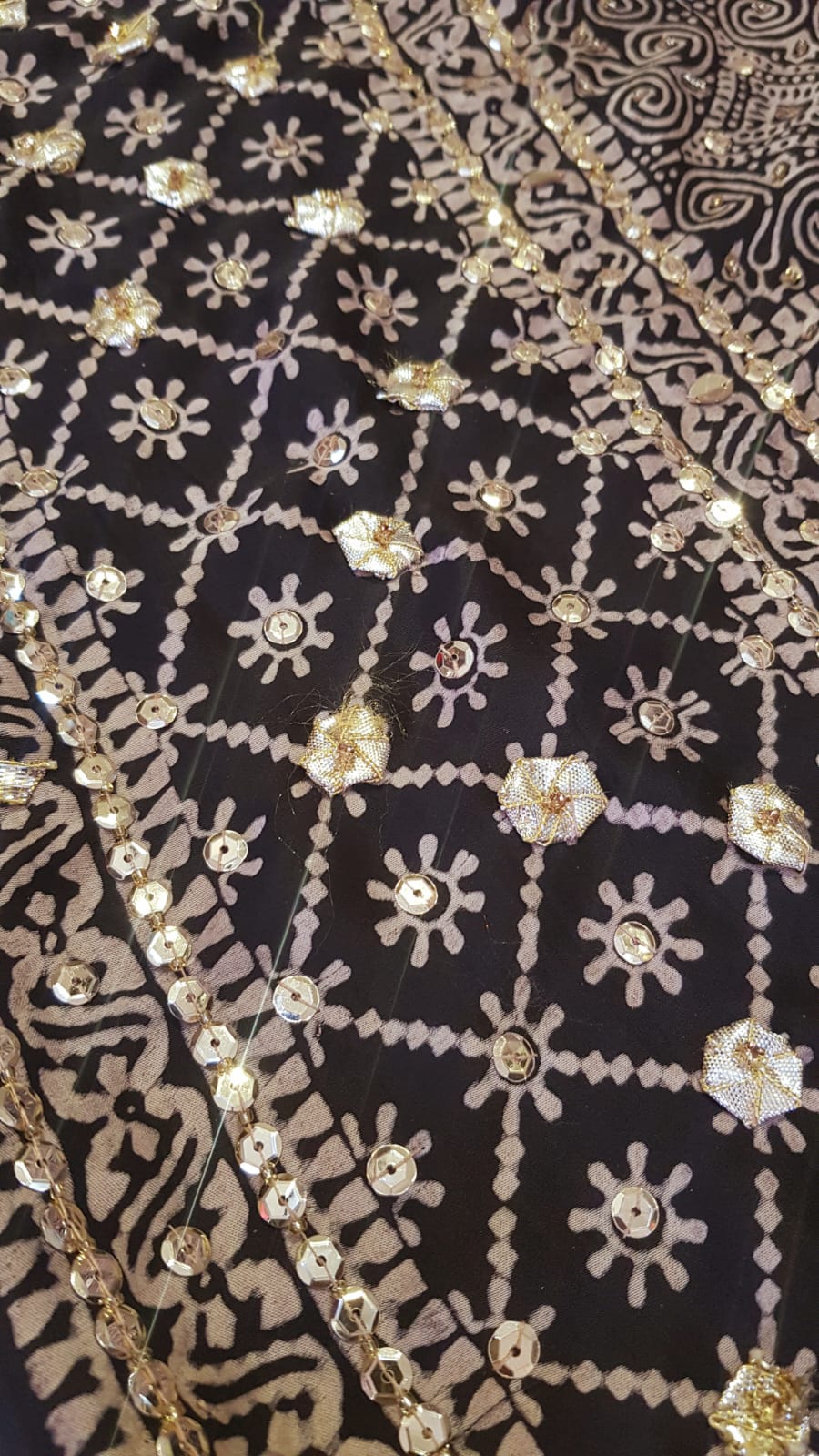 Ajrak Adorned