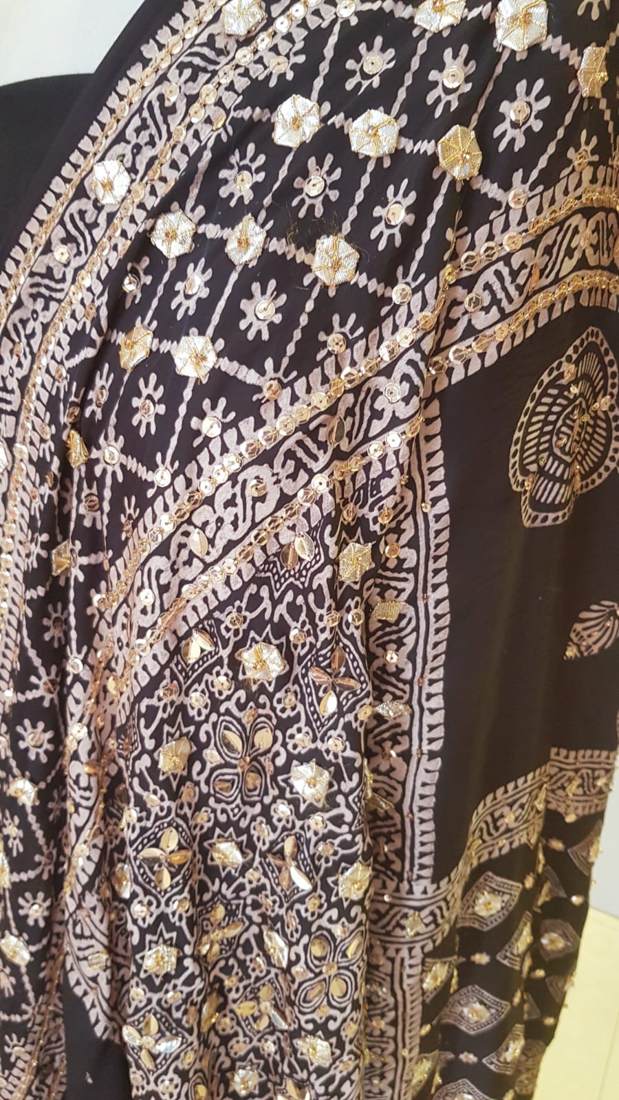 Ajrak Adorned
