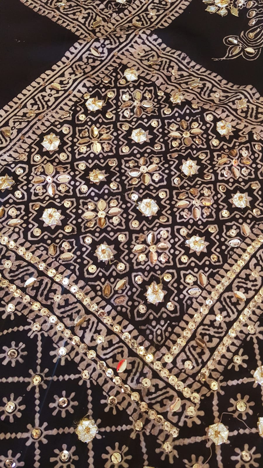Ajrak Adorned