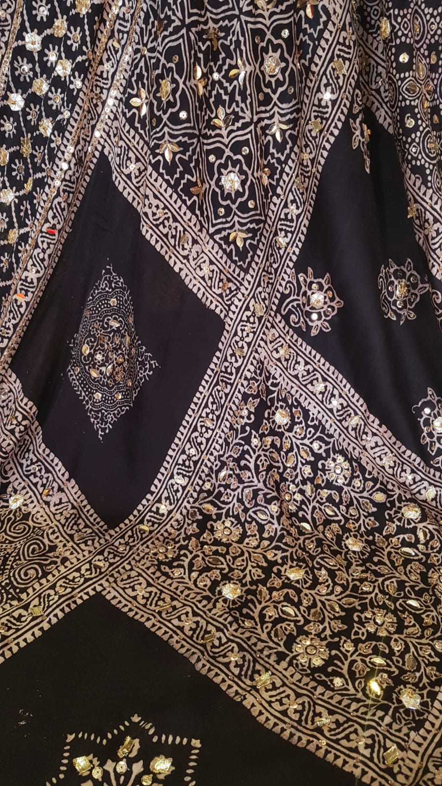 Ajrak Adorned