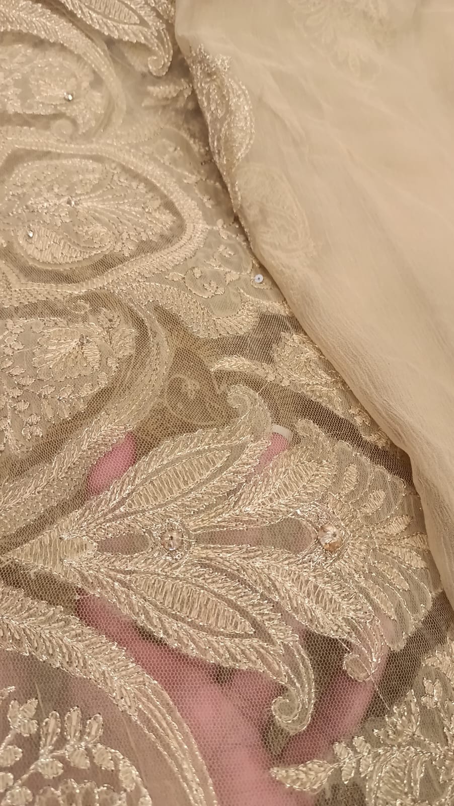 Ethereal Elegance Party Wear - SUNNY Embroidery Creations