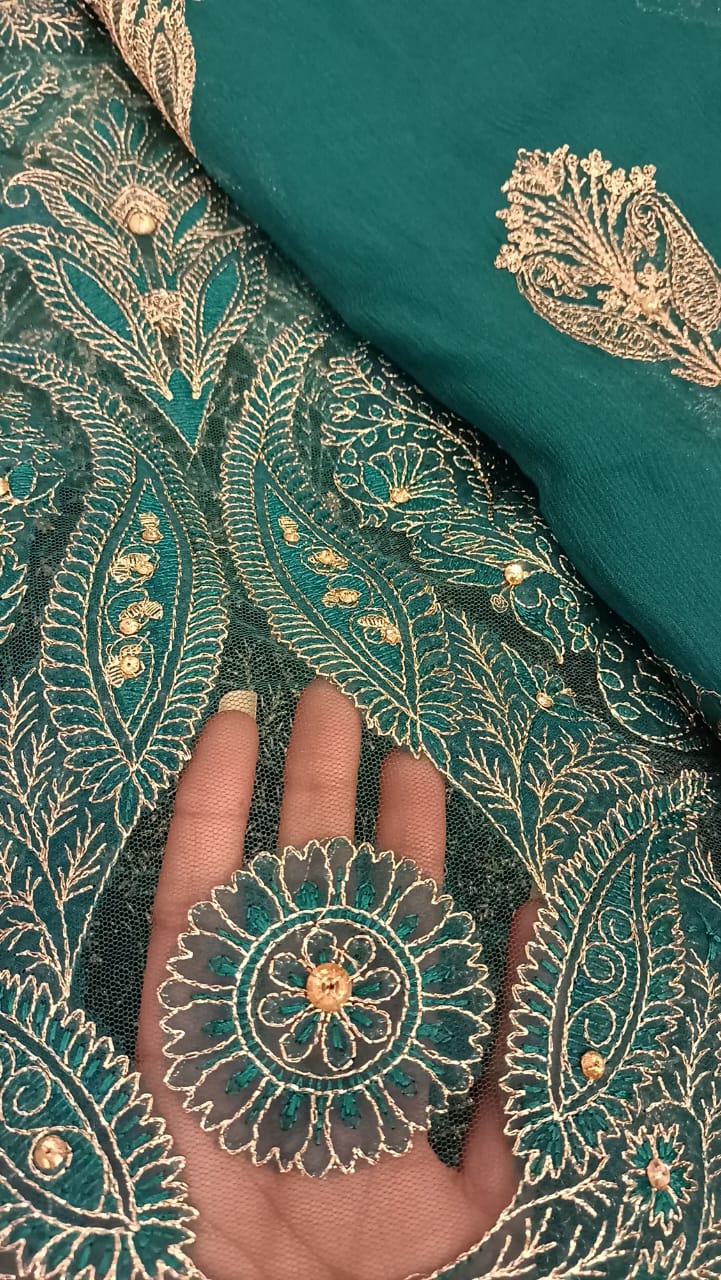 Midnight Sky Party Wear - SUNNY Embroidery Creations