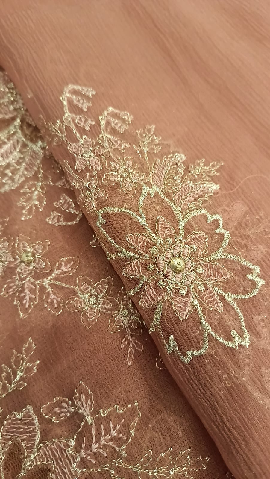 `Pastel Pink Passion Party Wear - SUNNY Embroidery Creations