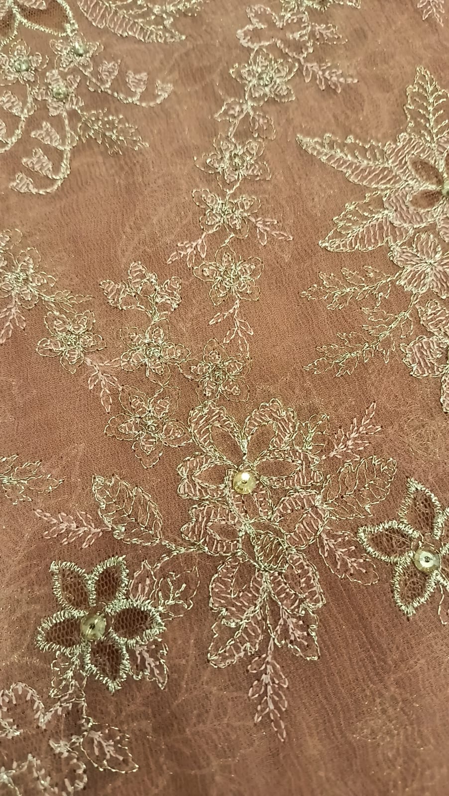 `Pastel Pink Passion Party Wear - SUNNY Embroidery Creations
