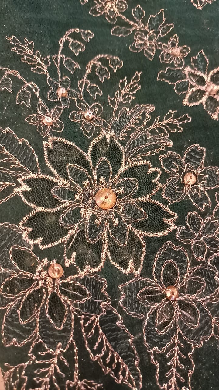 Green Haven Party Wear - SUNNY Embroidery Creations