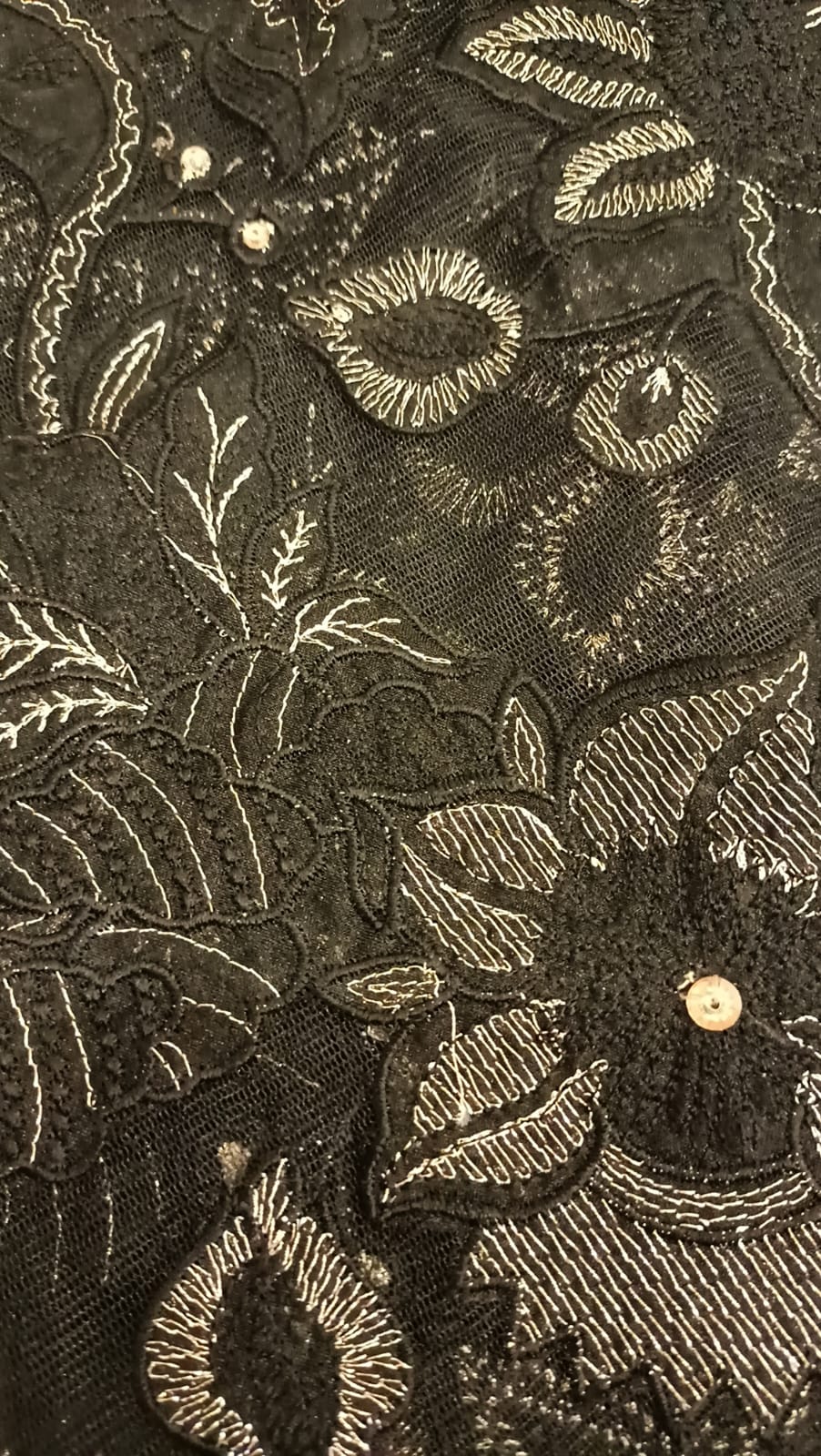 Black Beauty Cut Work Party Wear - SUNNY Embroidery Creations