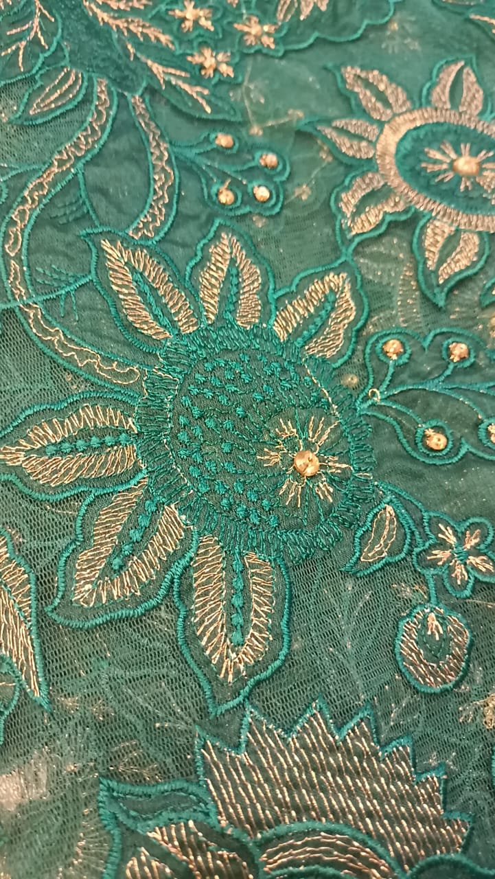 Cut Work Cove Party Wear - SUNNY Embroidery Creations