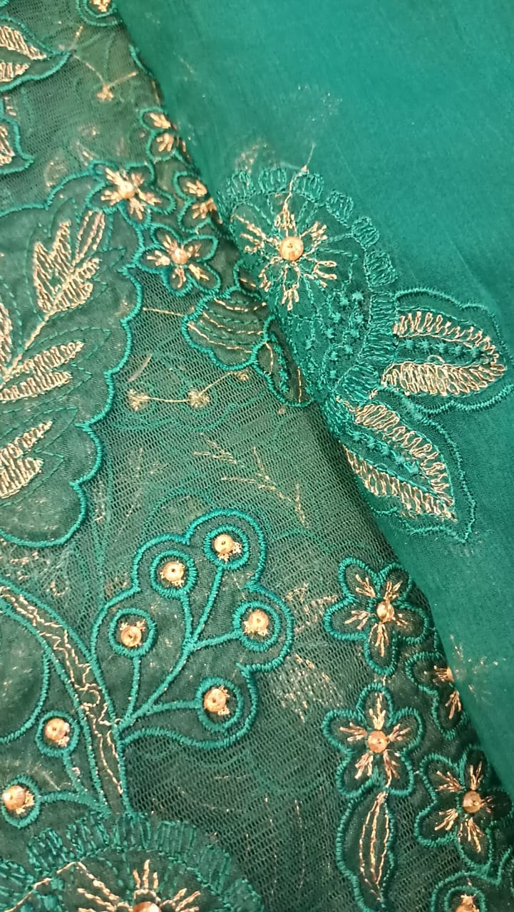 Cut Work Cove Party Wear - SUNNY Embroidery Creations