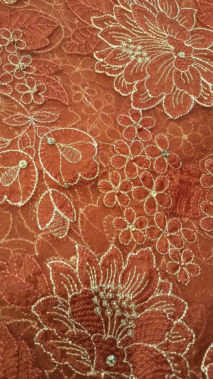 Rustic Elegance Party Wear - SUNNY Embroidery Creations