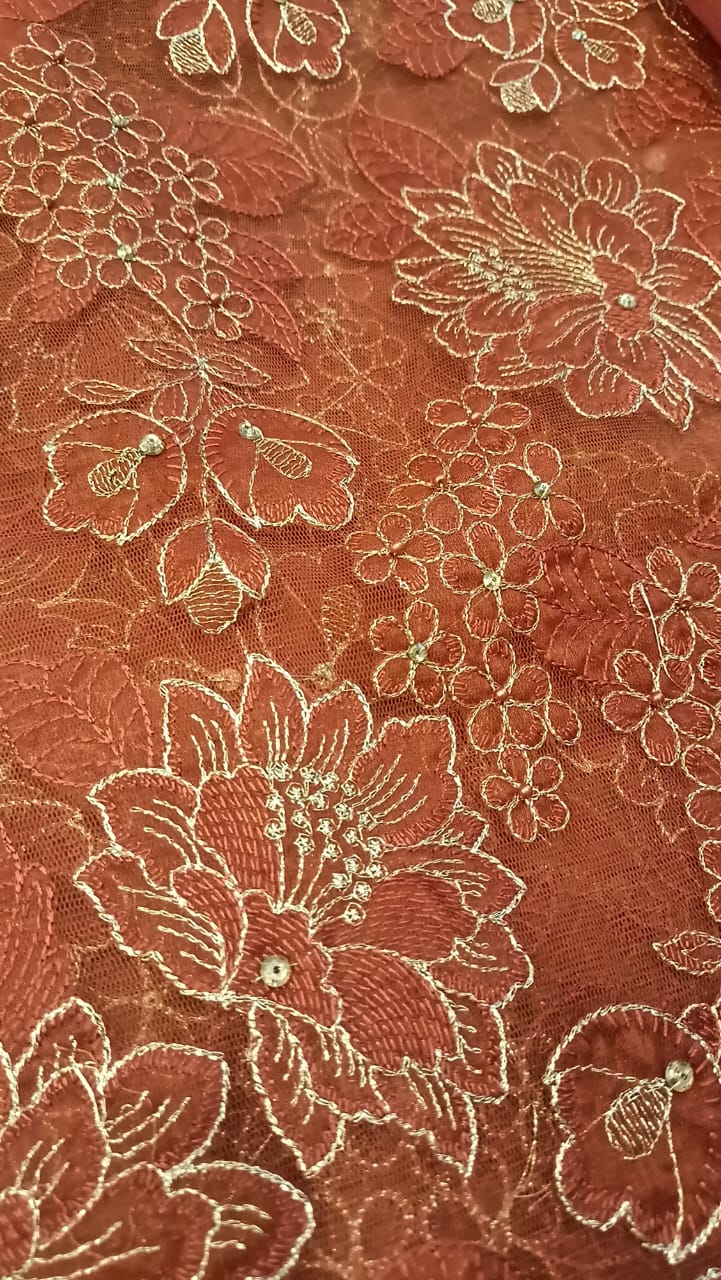 Rustic Elegance Party Wear - SUNNY Embroidery Creations