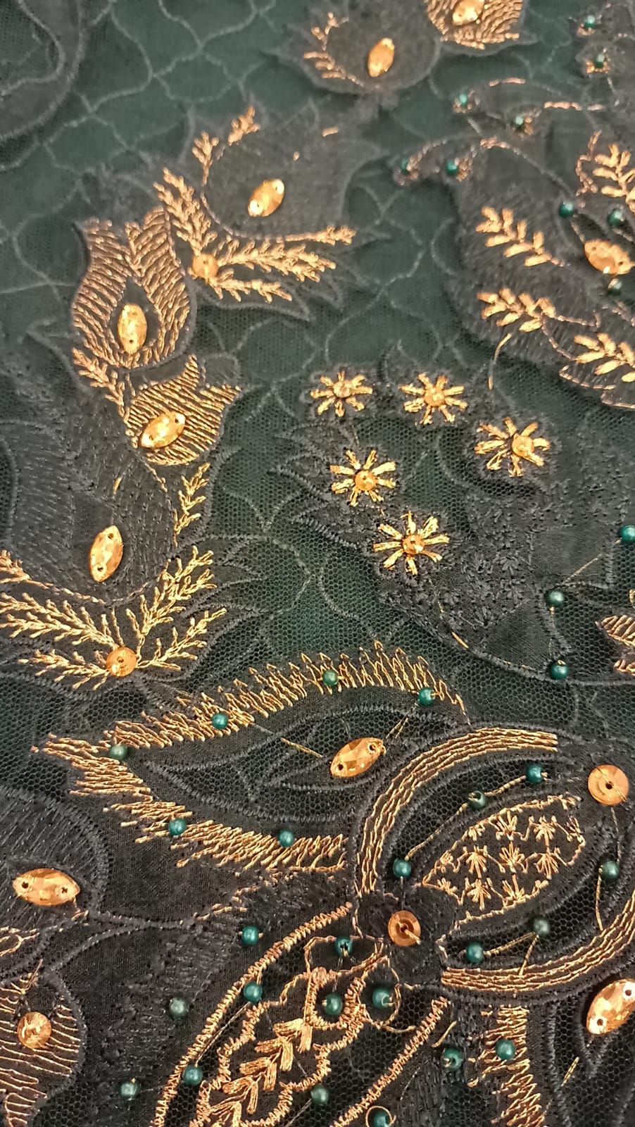 Blue Blossom Party Wear - SUNNY Embroidery Creations