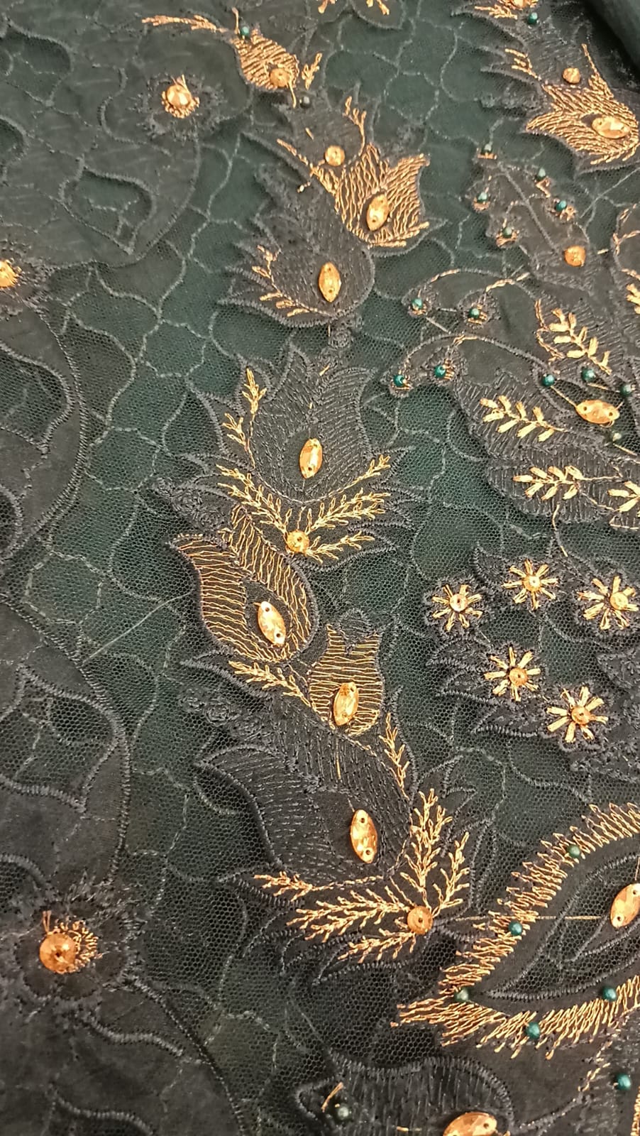 Blue Blossom Party Wear - SUNNY Embroidery Creations