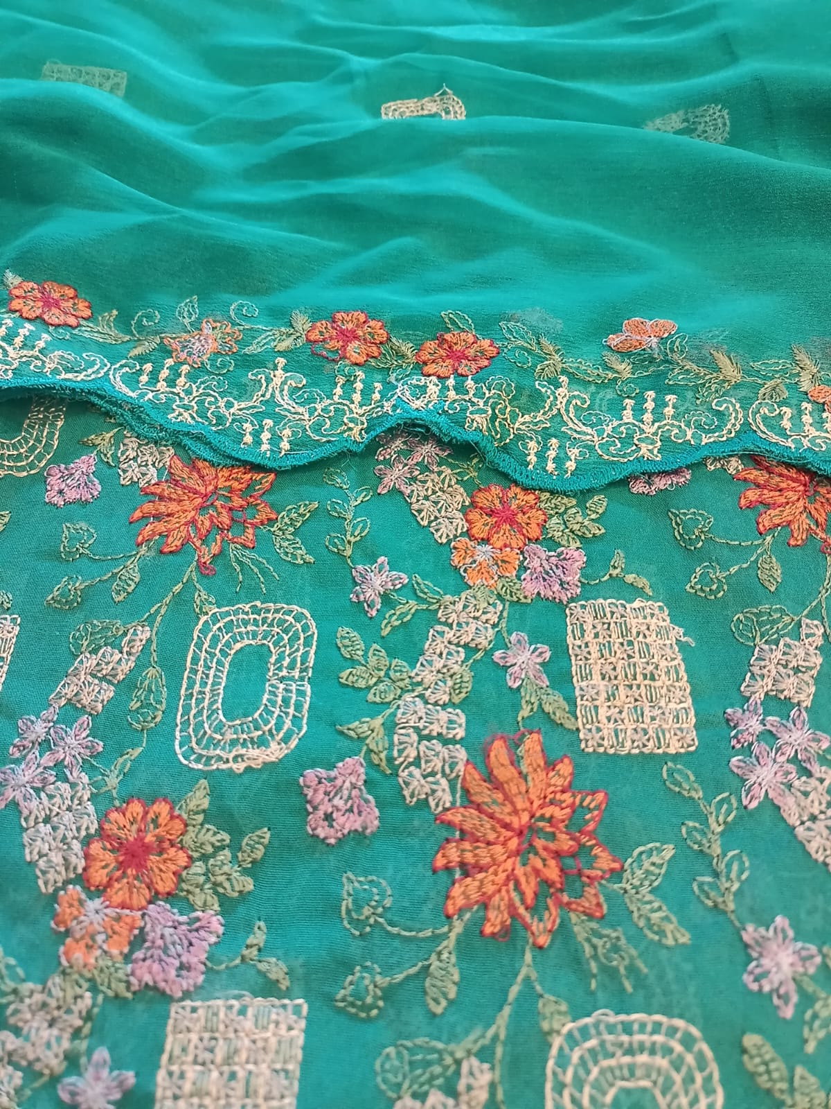 Embroidered Pure Swiss Lawn Dress