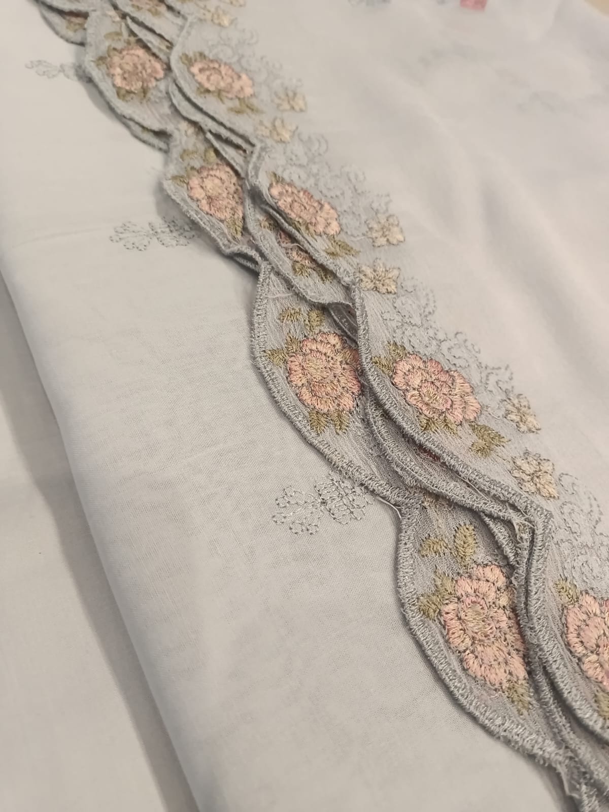 Embroidered Pure Swiss Lawn Dress