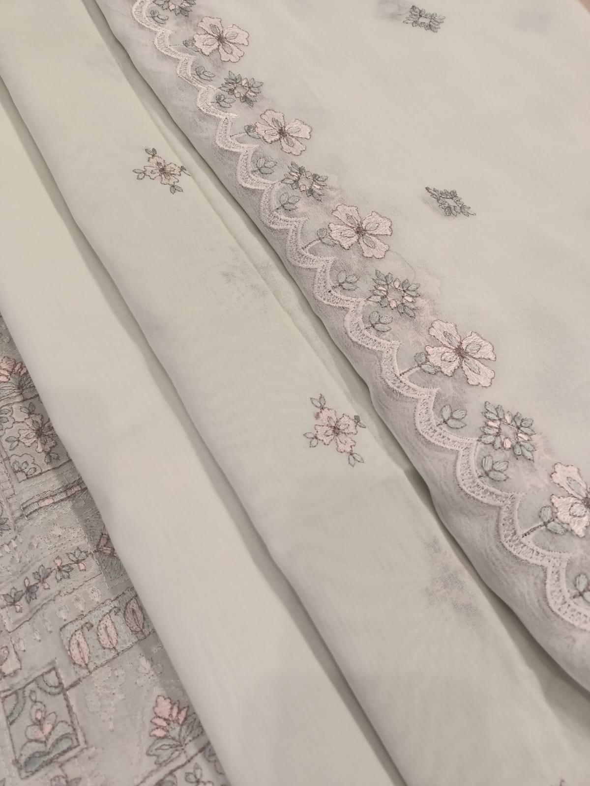 Embroidered Pure Swiss Lawn Dress
