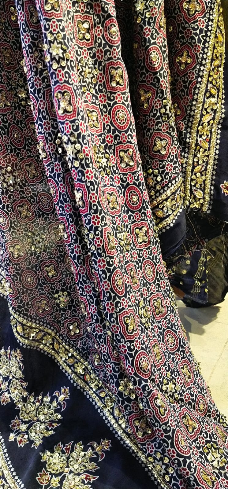 Ajrak Adorned