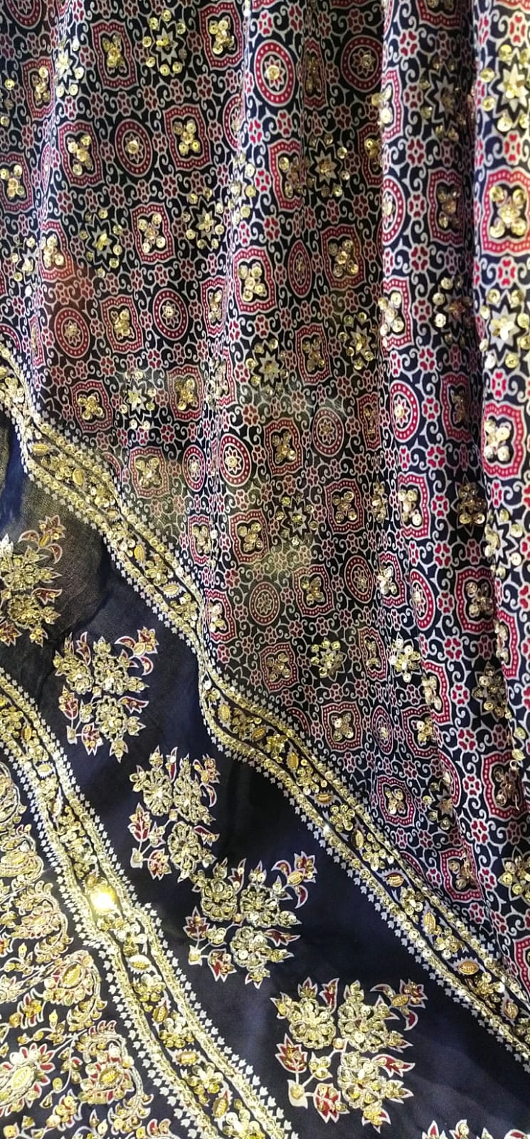 Ajrak Adorned