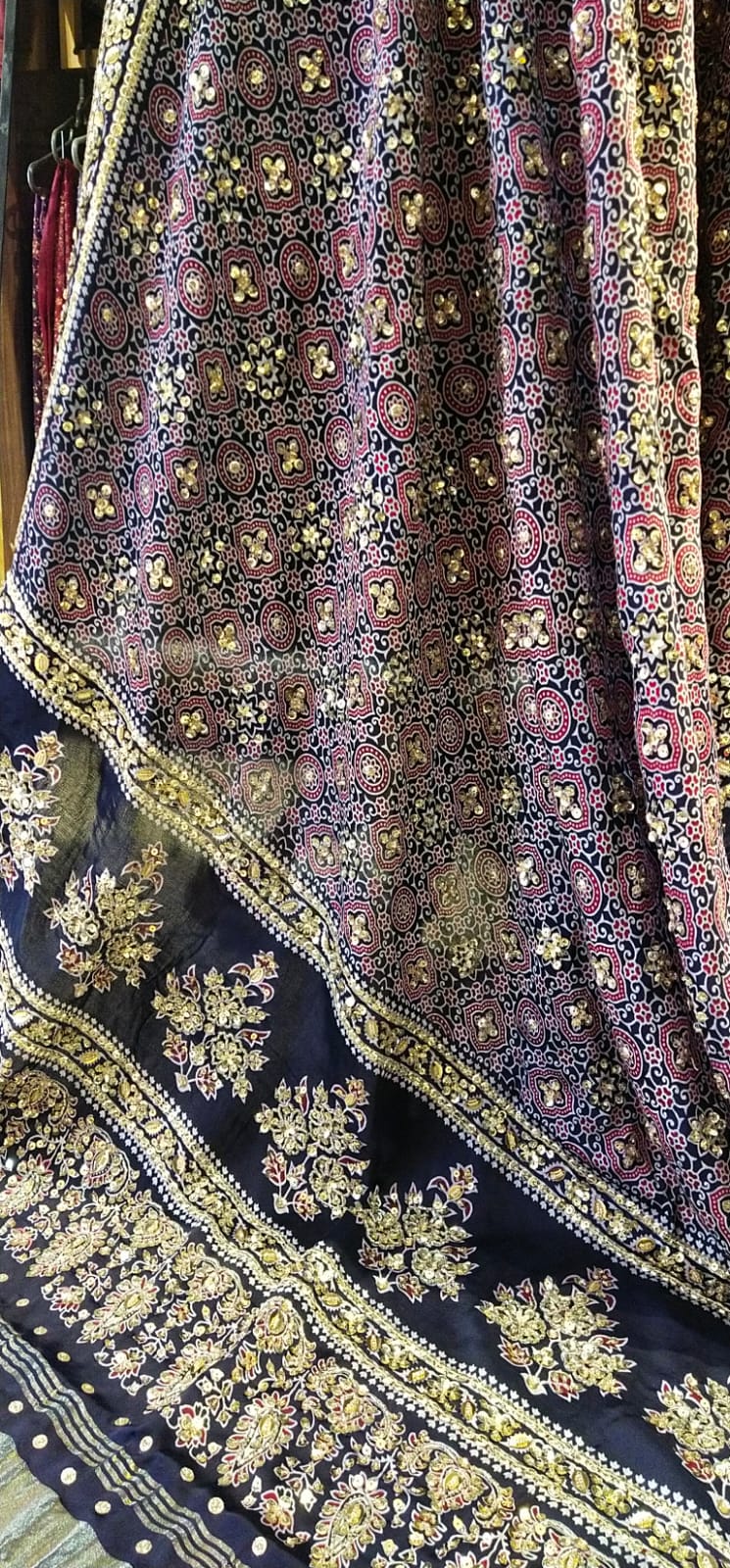 Ajrak Adorned