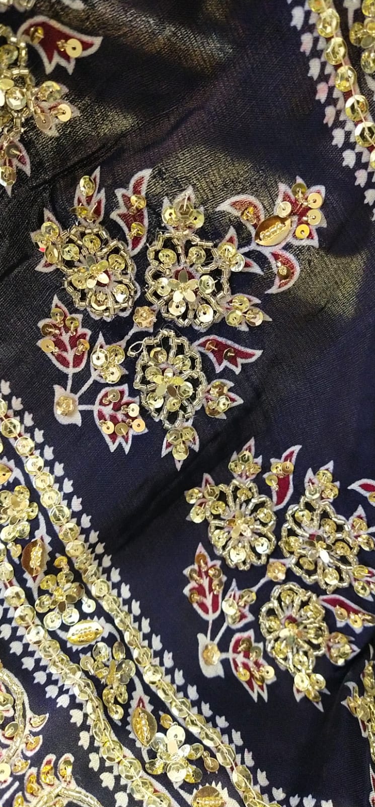 Ajrak Adorned