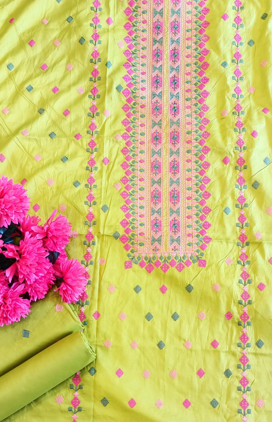 Embroidered Lawn 2PC By Sunny Embroidery