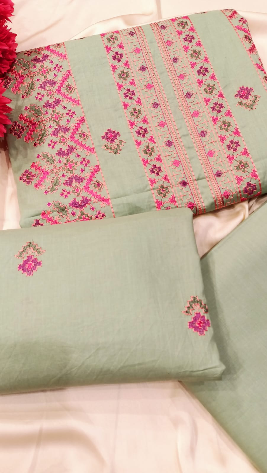 Embroidered Lawn 2PC By Sunny Embroidery