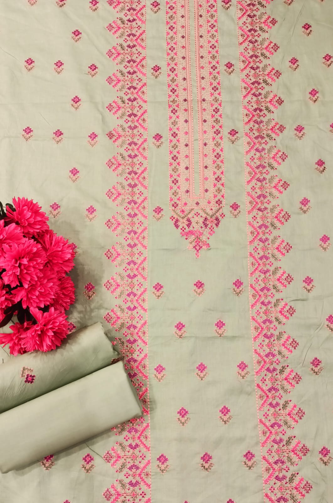 Embroidered Lawn 2PC By Sunny Embroidery