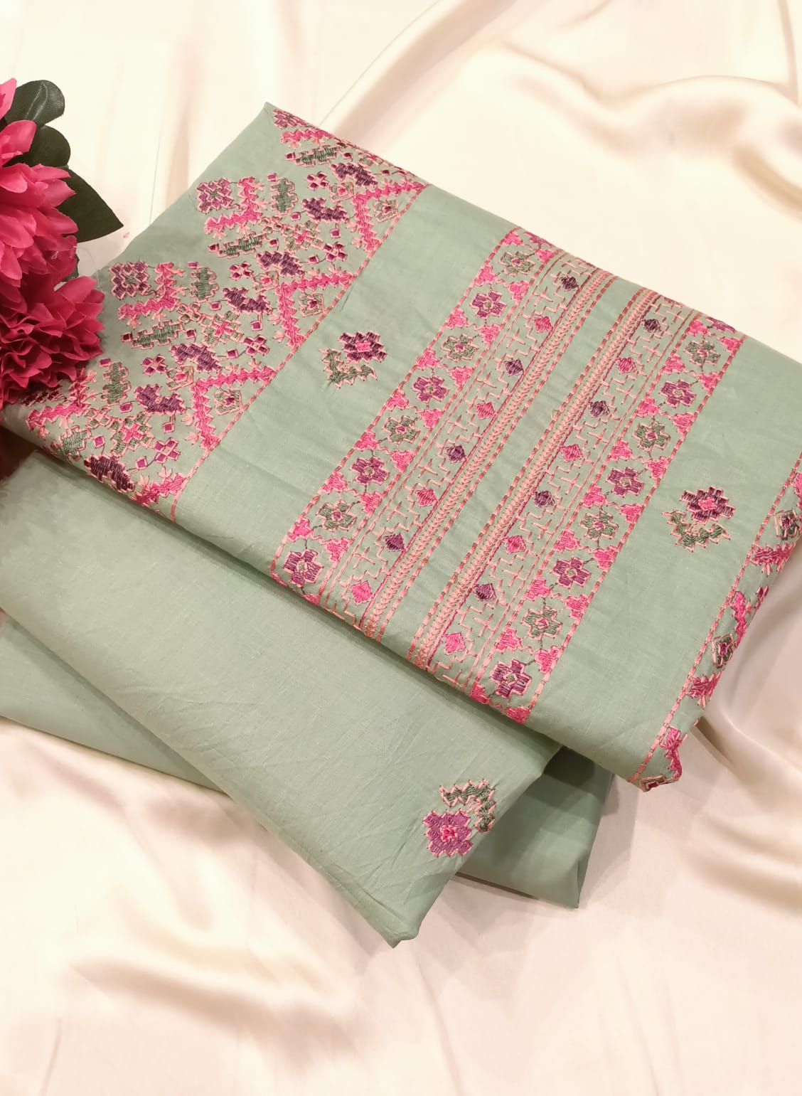 Embroidered Lawn 2PC By Sunny Embroidery