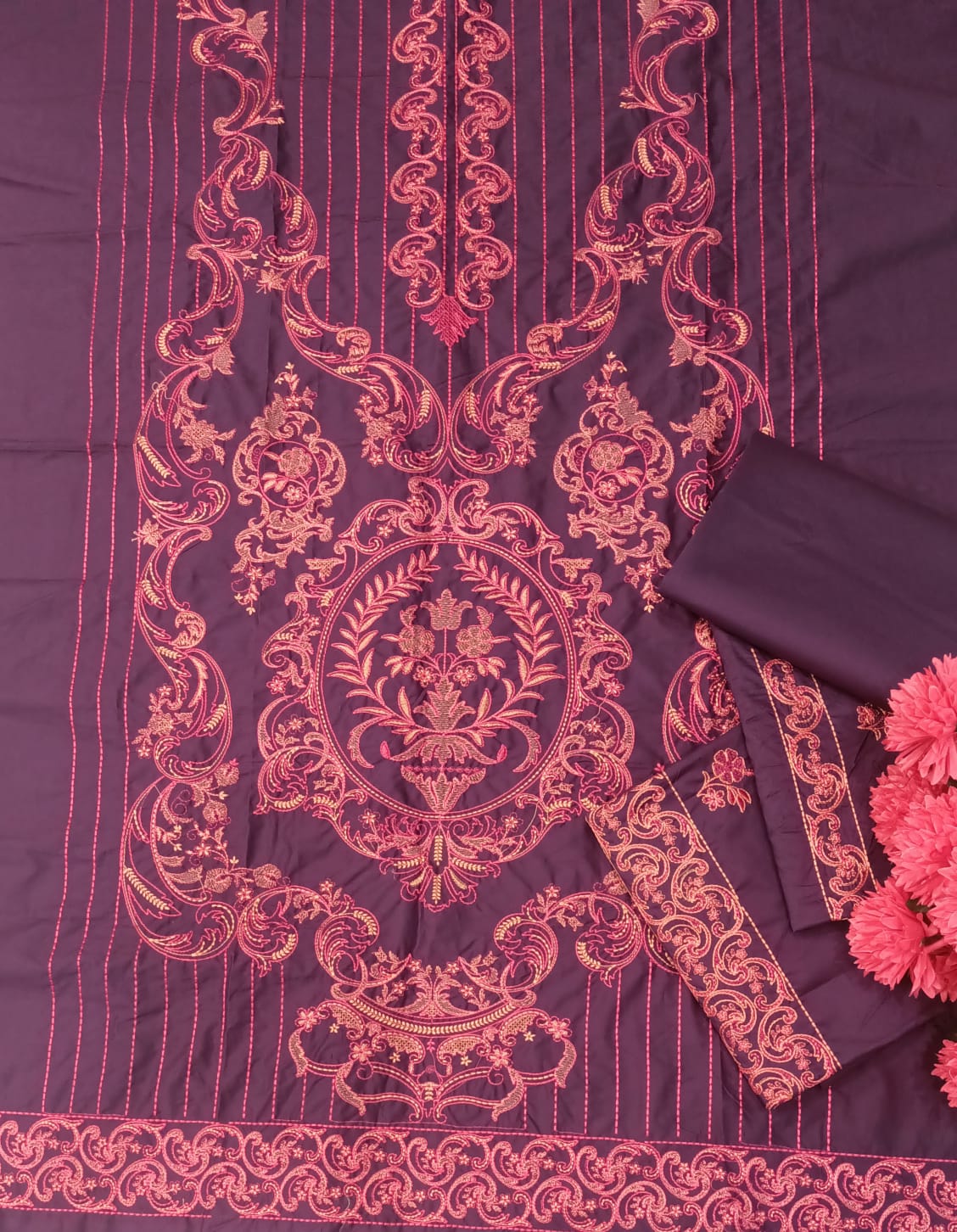 Embroidered Lawn 2PC By Sunny Embroidery
