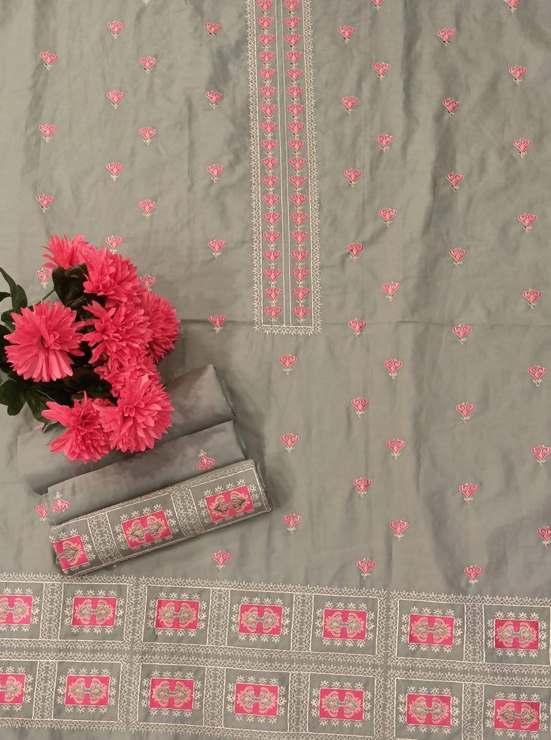 Embroidered Lawn 2PC By Sunny Embroidery