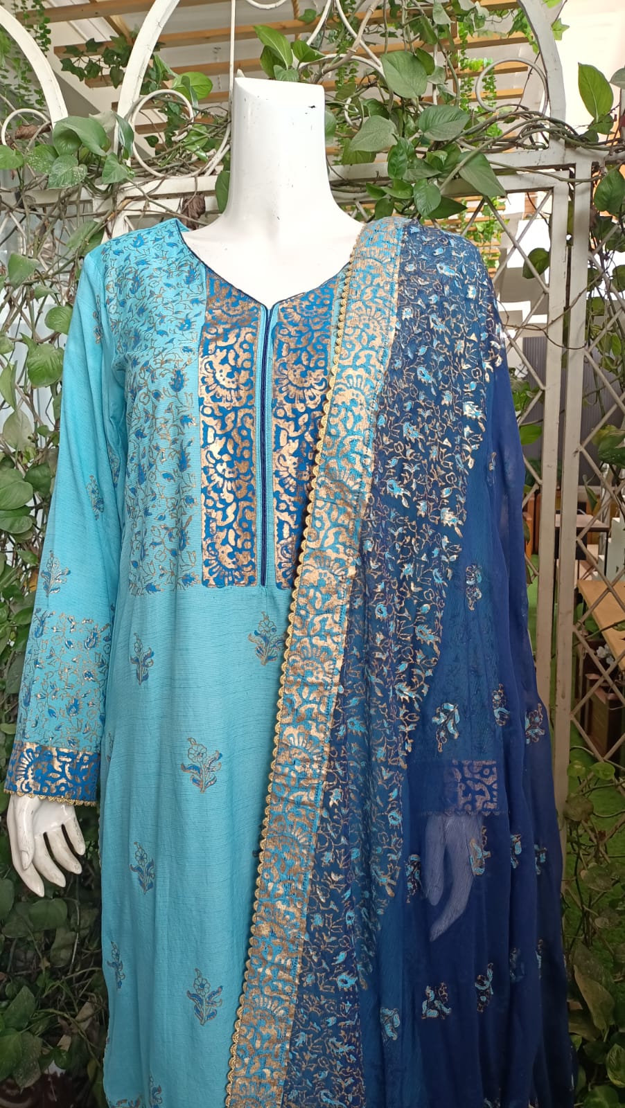 Unique Block Printed Dress,Made With Love